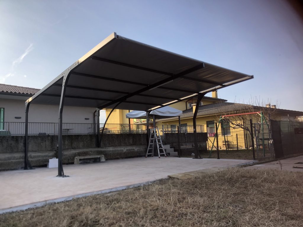 Copertura auto con pvc rinforzato