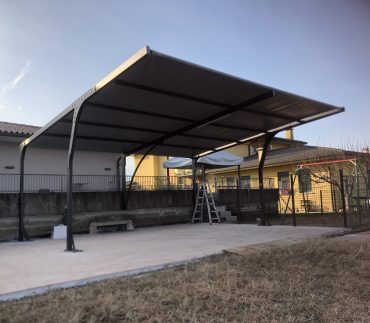Copertura auto con pvc rinforzato